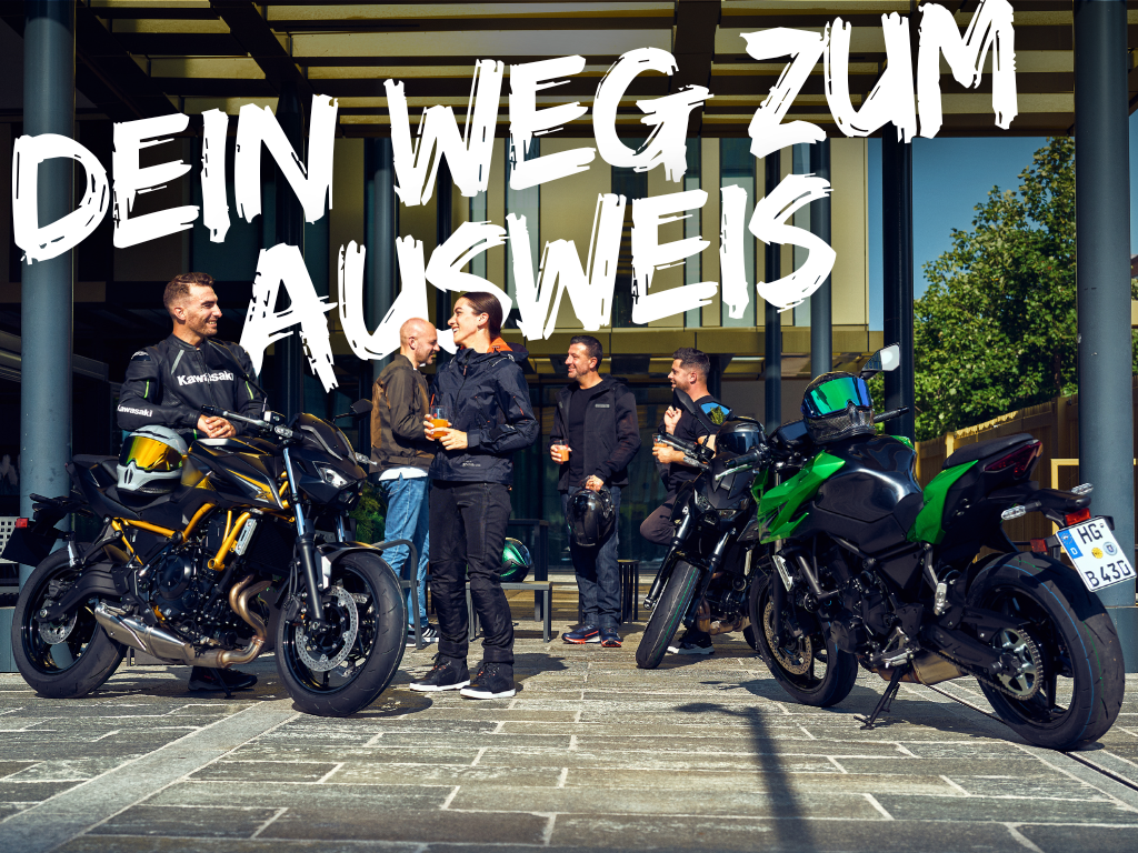 Dein Einstieg mit 35 kW Motorrädern von Kawasaki
