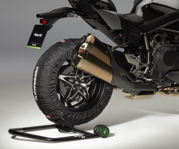 Set de chauffe‑pneus (noir)