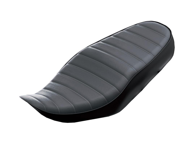 Selle basse avec passepoil noir (W800)
