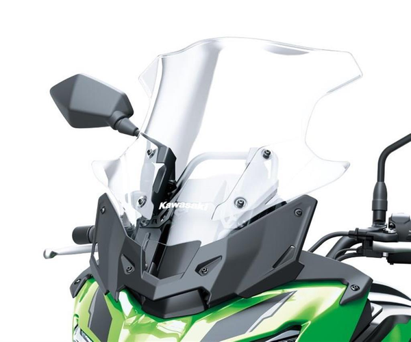 Grosses Windschild, klar