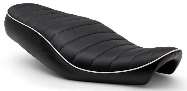 Selle basse avec passepoil blanc (W800)