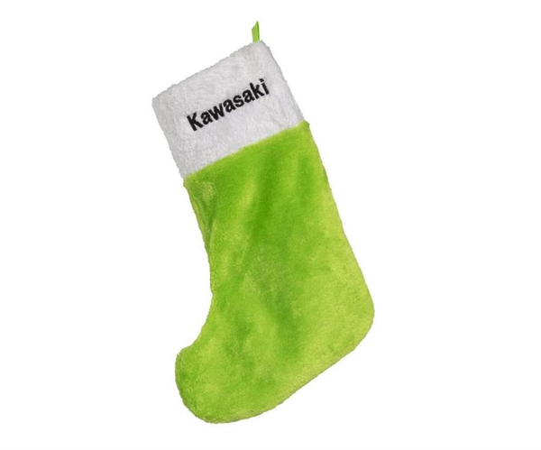 Chaussette de Noël Kawasaki verte