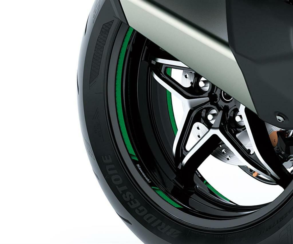 Kit de liserés de jante vert (Ninja H2 SX)