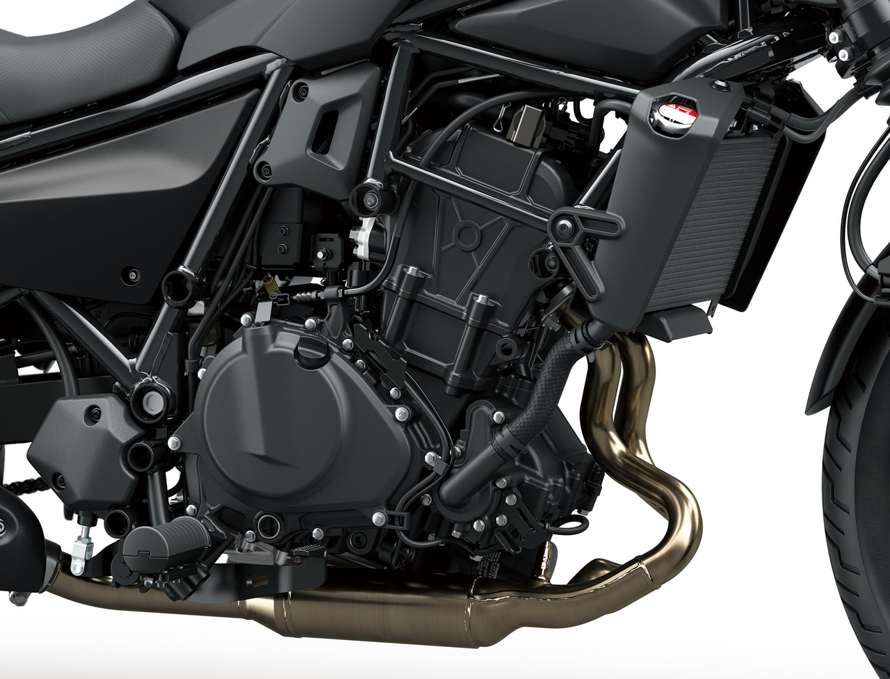 Moteur parallèle jumelé basé sur la Ninja avec une forte performance à bas régime