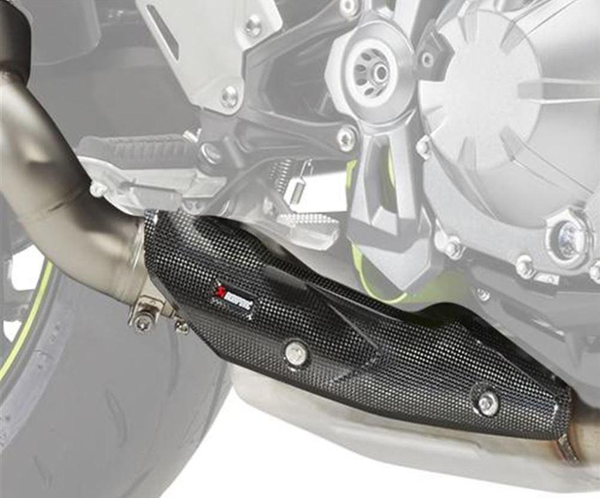 Protection thermique Akrapovic en carbone (Z900/70 kW/SE)