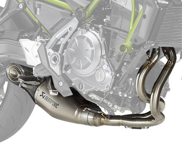 Système d'échappement Akrapovič complet en titane (Ninja 650 & Z650)