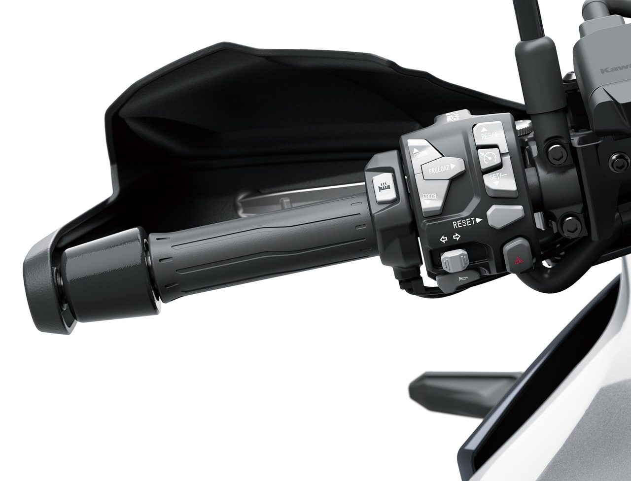 Poignées chauffantes et protège-mains