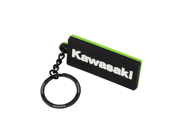 Porte-clés Kawasaki noir/vert