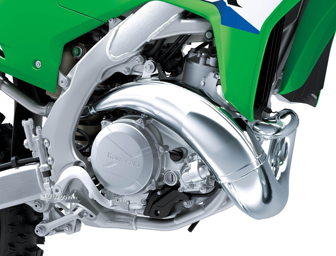 Neues Auslassventilsystem, speziell für den 2‑Takt‑Motor entwickelt
