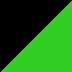 Metallic Flat Spark Black / Candy Lime Green (BK1)